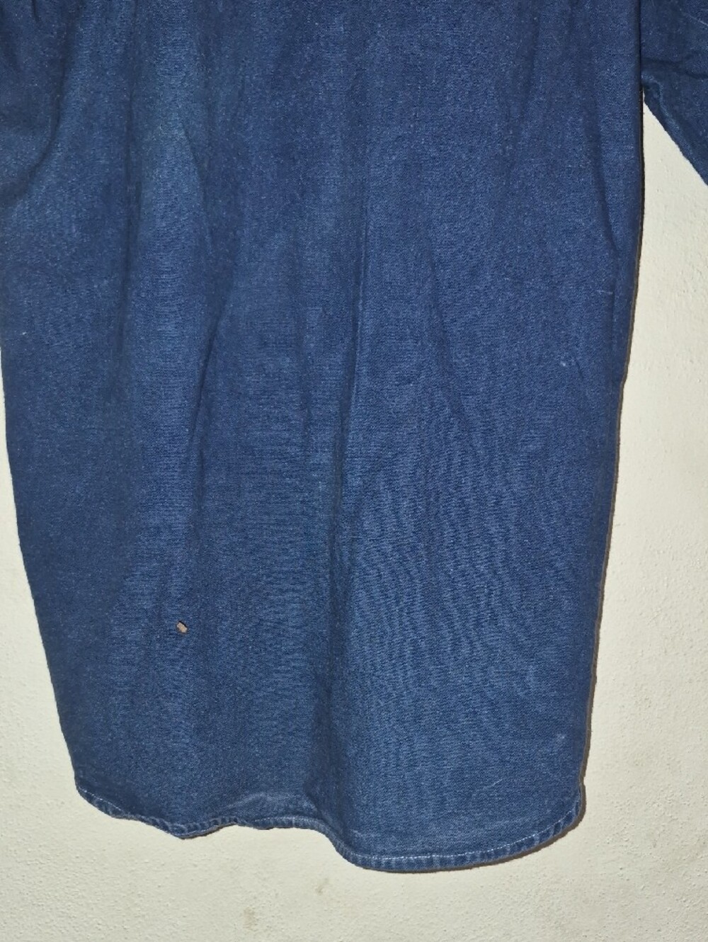 Embroidered Denim Western Shirt - Blue - Picture 7 of 11